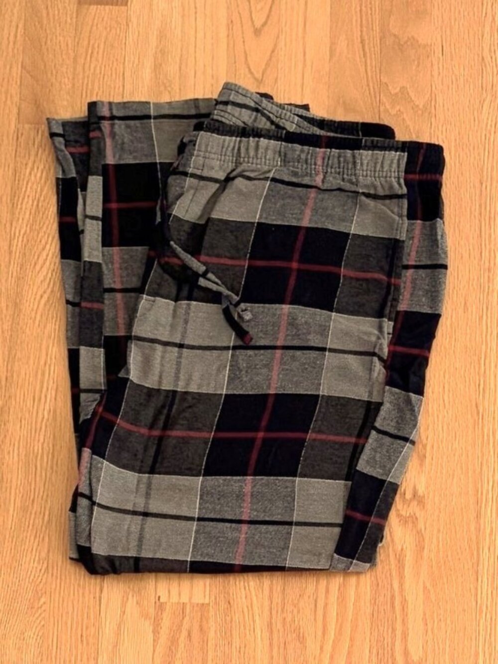 Sonoma Mens XL Flannel PJ Bottoms - Browns & Red - Like New